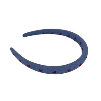 Fashion Favorite Hartjes Haarband - Blauw
