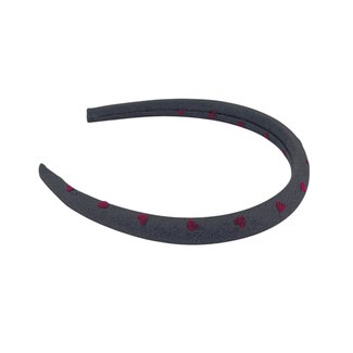 Fashion Favorite Hartjes Haarband - Donkergrijs