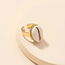 Ring - Shell Goudkleurig | 17 - 18 mm | Stainless Steel