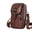 Telefoon Tasje - Donkerbruin | PU Leder | 19,5 x 12 x 5 cm