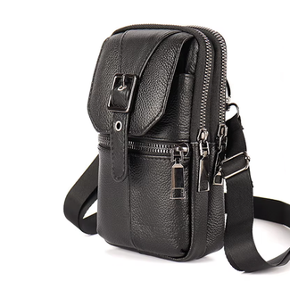 Fashion Favorite PU Leder Telefoon Tasje - Zwart Fashion Favorite PU Leder Telefoon Tasje - Zwart