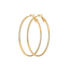 Oorringen 40 mm | Goudkleurig | Clipsluiting | Ronde Buis