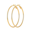 Oorringen 60 mm | Goudkleurig | Clipsluiting | Ronde Buis