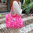 Shopper Leopard  - Neon Pink | 36 x 33 x 18 cm | Canvas/Katoen