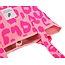 Shopper Leopard  - Neon Pink | 36 x 33 x 18 cm | Canvas/Katoen