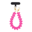 Telefoonkoord - Hartjes Roze | Lengte 33 cm | Acryl/Bijoux