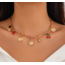 Bedel Ketting - Cherry Goudkleurig | 40 + 7 cm