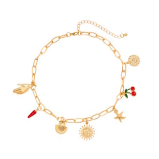 Fashion Favorite Bedel Ketting - Cherry Goudkleurig Fashion Favorite Bedel Ketting - Cherry Goudkleurig