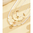 Sea Shell Ketting 3-delige Set - Wit/Goudkleurig