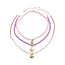 Sea Shell Ketting 3-delige Set - Paars/Roze