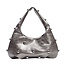 Fashion Favorite Metallic Stud Handtas - Zilver