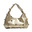 Metallic Stud Handtas - Goud | 29 x 18 x 10 cm | Kunstleer
