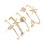 Boho Shell Armbanden Set 5 - delig | Goudkleurig | 15-19 cm