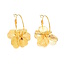 Fashion Favorite Bloem Oorringen - Goudkleurig