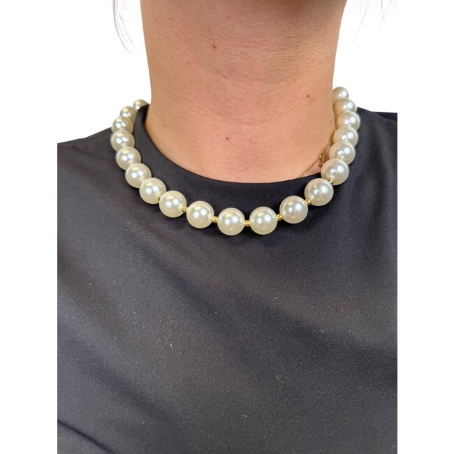 Big Pearl - Parel Ketting | Imitatieparel / Bijoux