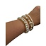 Parel Armbanden - Set 4 stuks | Imitatieparel / Bijoux