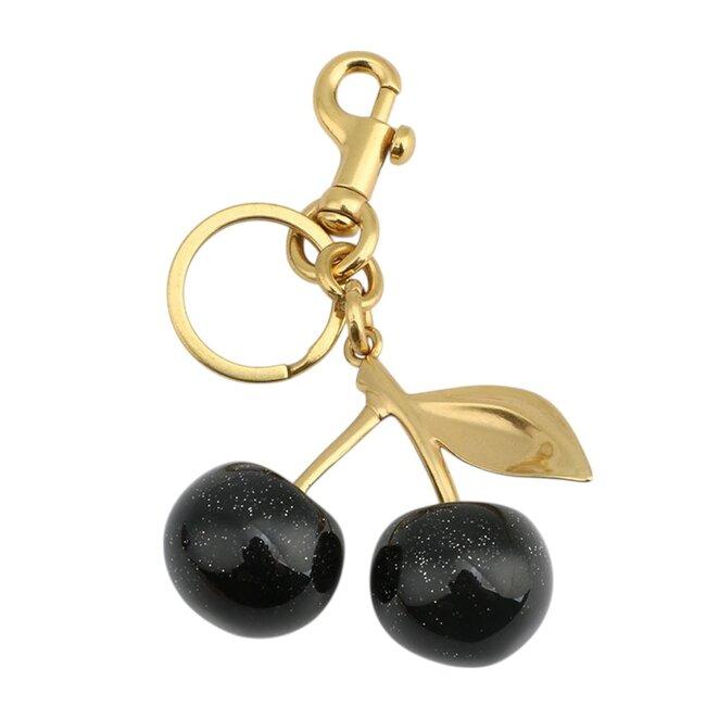 Tashanger - Cherry Zwart/Goud | 11,6 x 6,5 cm | Resin/Staal