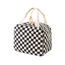 Koeltas - Corduroy Checker Zwart | 26 x 21 x 17 cm | Nylon