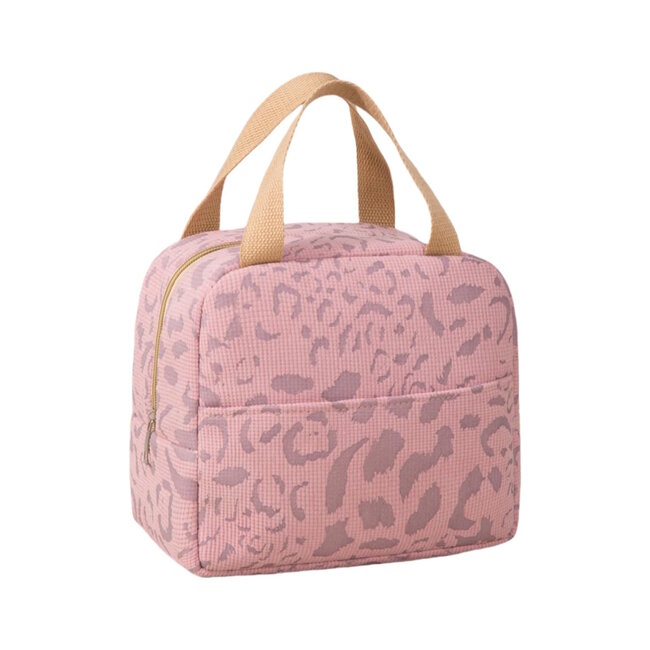 Koeltas - Luipaard Roze | 23 x 20 x 14 cm | Nylon