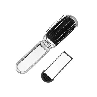 Fashion Favorite Opvouwbare Haarborstel - Zilver