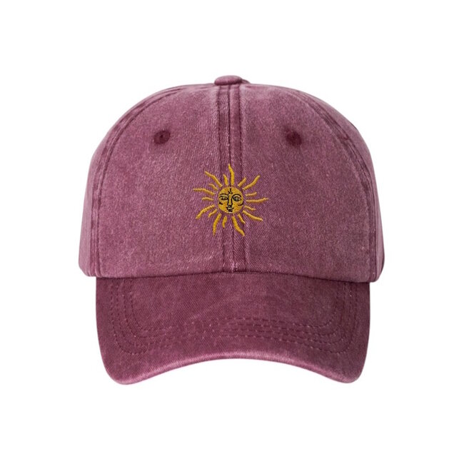 Pet - SUN Rood | Baseball Cap | Polyester | 56-59 cm