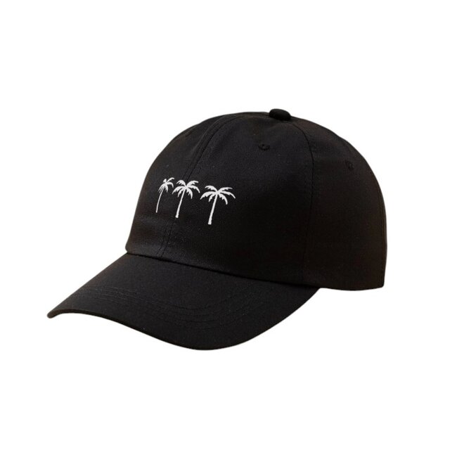 Pet - PALM TREE Zwart | Baseball Cap | Polyester | 56-59 cm