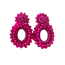 Summer Beads Oorbellen - Roze | 5,4 x 3,5 cm