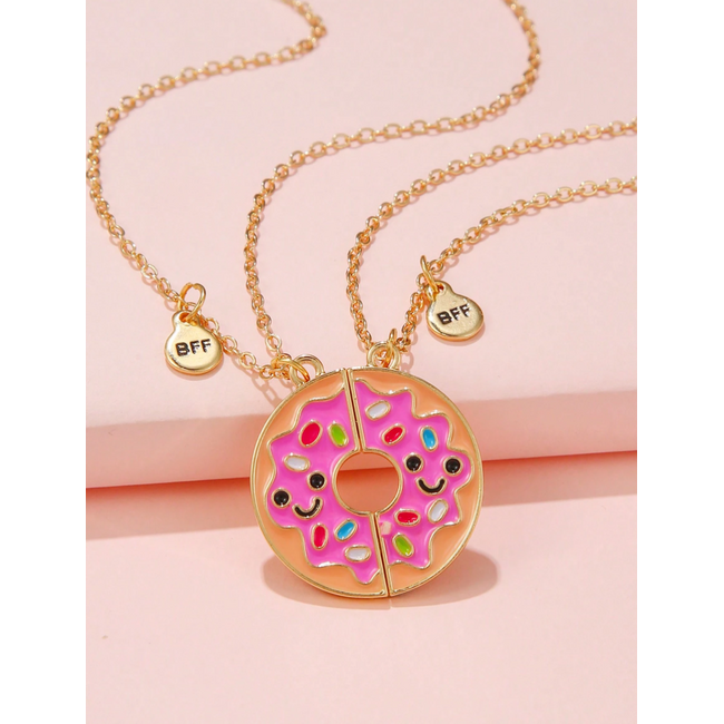 Best Friends Ketting - Donut | 2-delig