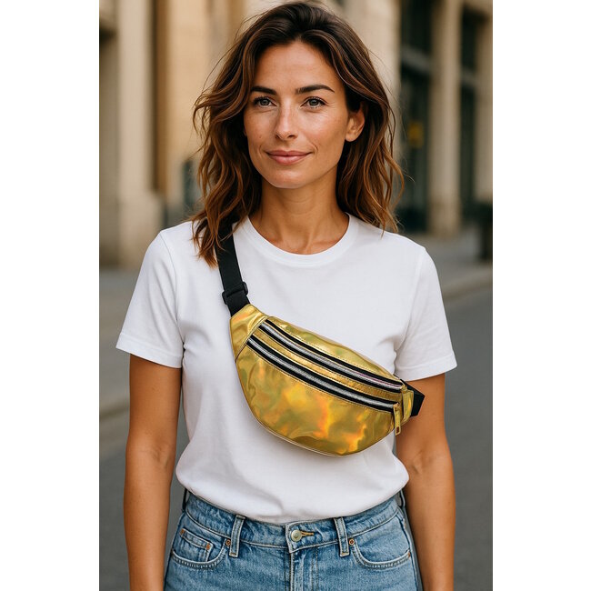 Heuptas - Festival Goud | PU leder | 29 x 15 x 7 cm