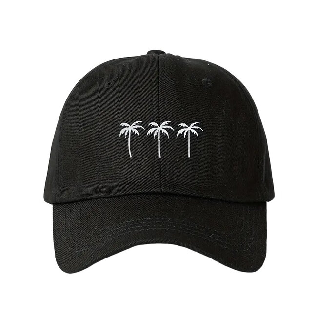 Pet - PALM TREE Zwart | Baseball Cap | Polyester | 56-59 cm