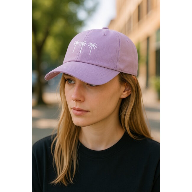 Pet - PALM TREE Lila | Baseball Cap | Polyester | 56-59 cm