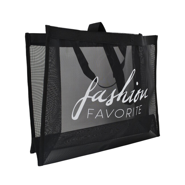 Fashion Favorite Shopper - Zwart | 50 x 40 x 20 cm | Nylon