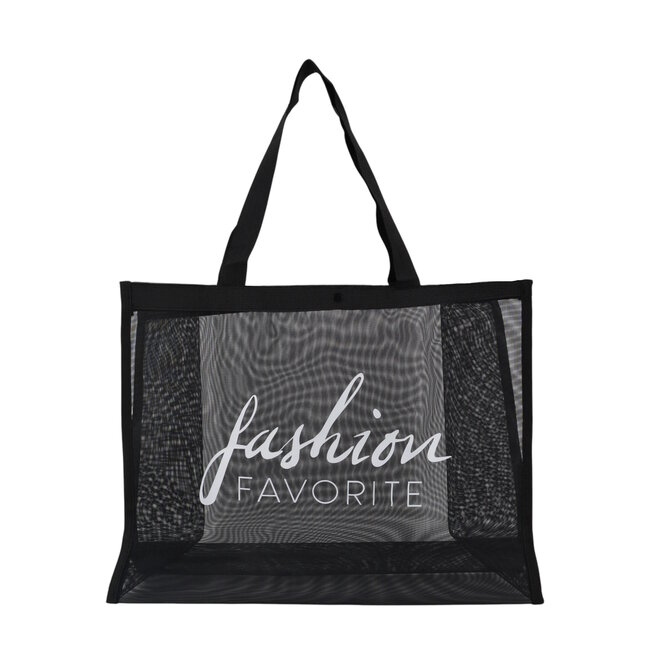 Fashion Favorite Shopper - Zwart | 50 x 40 x 20 cm | Nylon