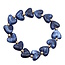 Marble Heart / Hartjes Armband - Blauw | Acryl/Stainless Steel