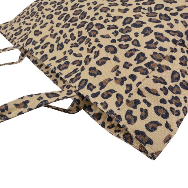 Shopper Leopard - Beige | 57 x 37 x 17 cm | Canvas