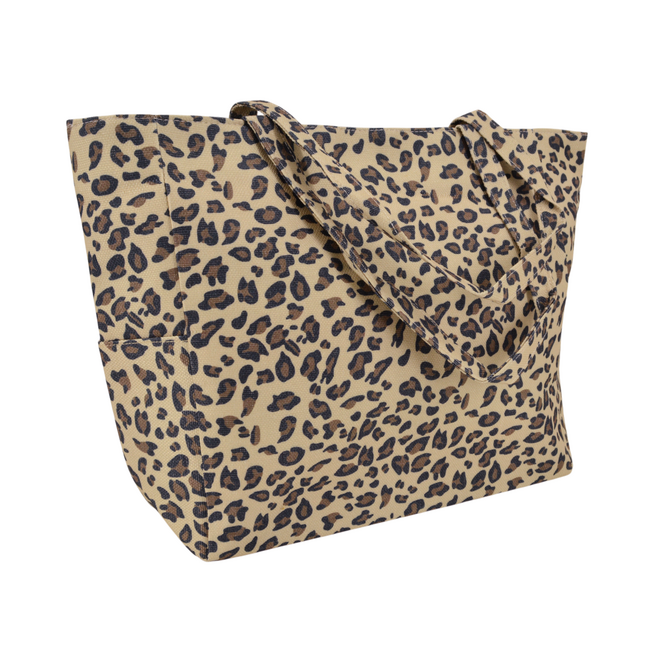 Shopper Leopard - Beige | 57 x 37 x 17 cm | Canvas