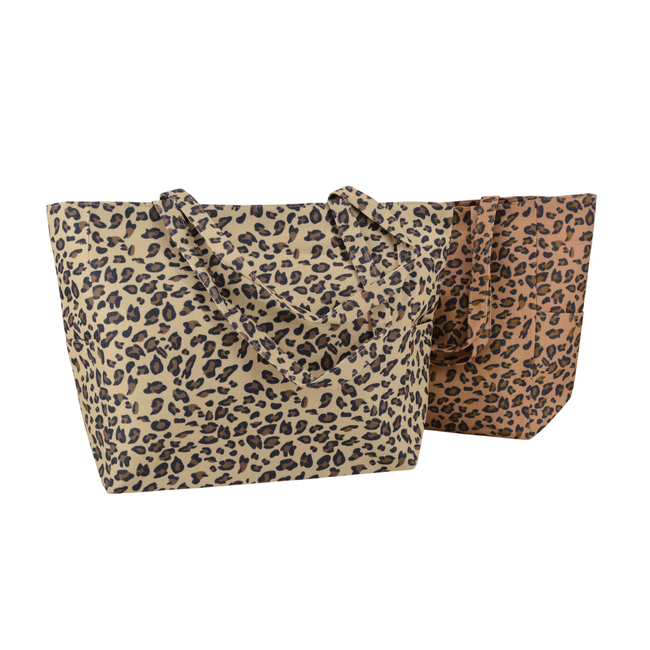 Shopper Leopard - Beige | 57 x 37 x 17 cm | Canvas