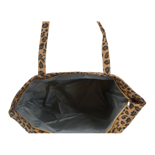 Shopper Leopard - Beige | 57 x 37 x 17 cm | Canvas