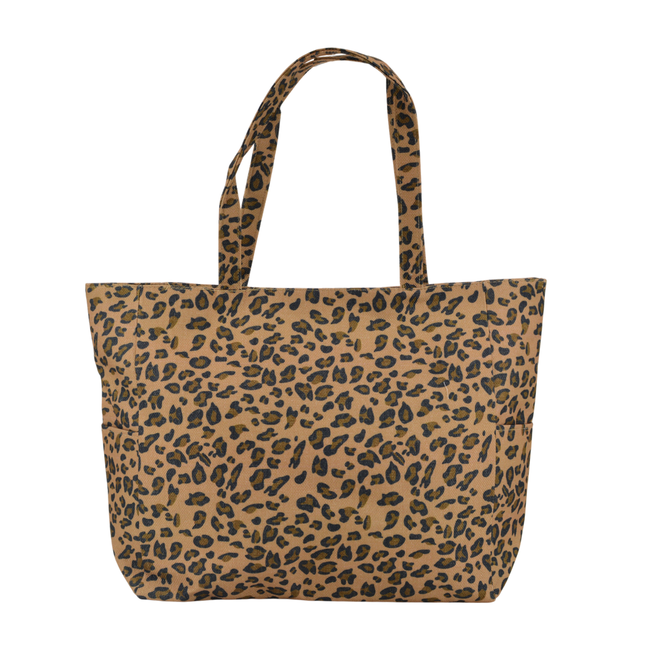 Shopper Leopard - Bruin | 57 x 37 x 17 cm | Canvas