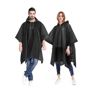 Fashion Favorite Unisex Poncho - Zwart