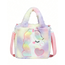 Unicorn Schoudertas - Paars | 23 x 23 x 9 cm | Polyester / Acryl