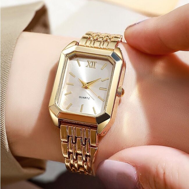 Macy Lou Horloge - Gold / Silver | Goudkleurig