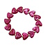 Fashion Favorite Marble Heart / Hartjes Armband - Roze