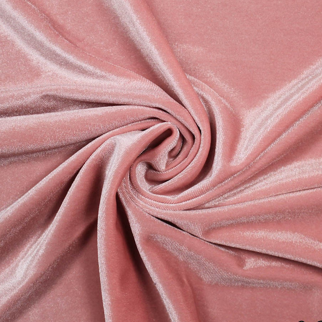 Velvet Haarband Lichtroze | Velours-Suede-Fluweel | Bandana