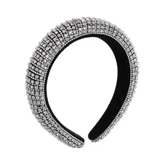 Fashion Favorite Diamonds Haarband/Diadeem - Zilver