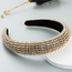 Diamonds Haarband/Diadeem - Goud | Fluweel / Polyester
