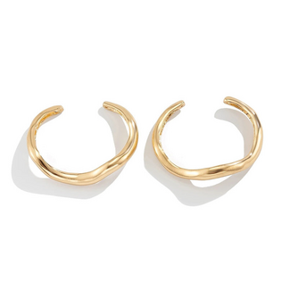 Fashion Favorite Curve Bangle - Goudkleurig
