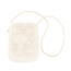 Fluffy Tasje - Milk White / Creme | 22 x 18 x 6 cm | Telefoontasje