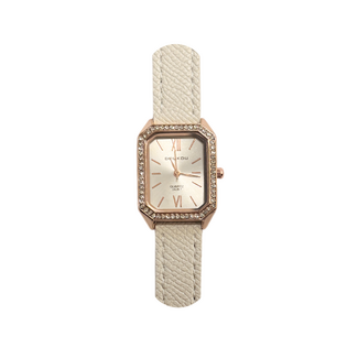 Fashion Favorite Doukou Strass Horloge - Crème
