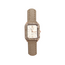 Doukou Strass Horloge - Beige | Kunstleer